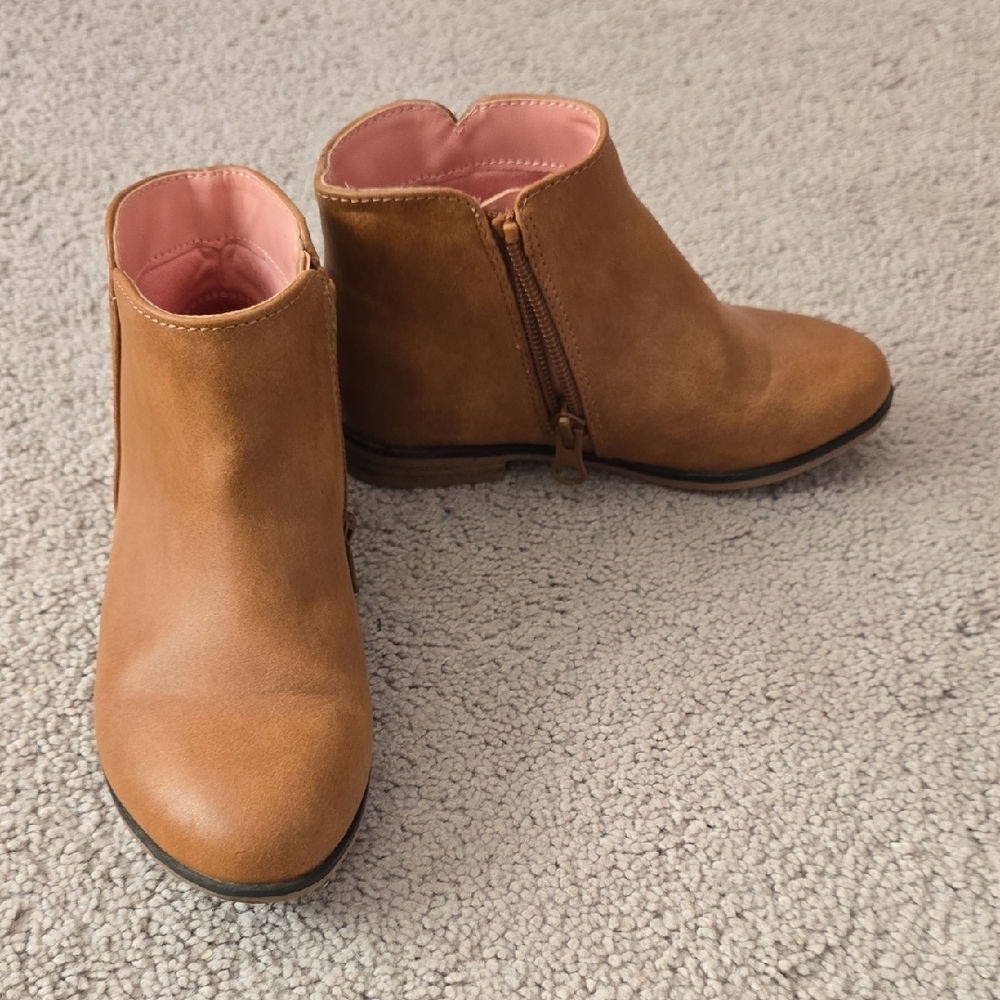 Cat & Jack Tan Ankle Booties
